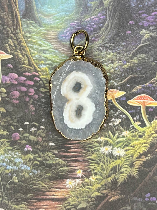 Agate Geode Pendant AG28