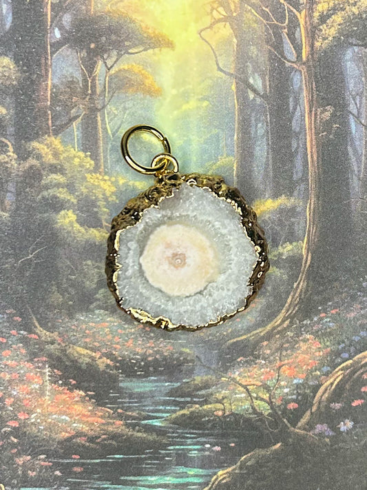 Agate Geode Pendant AG29