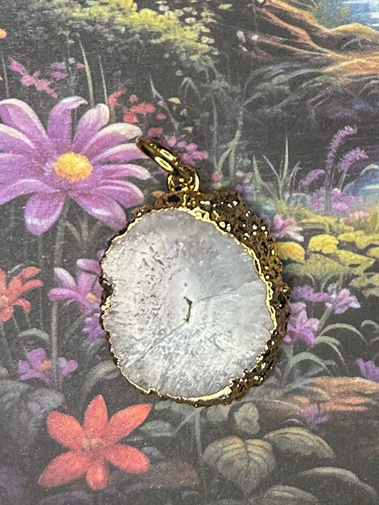 Agate Geode Pendant AG26