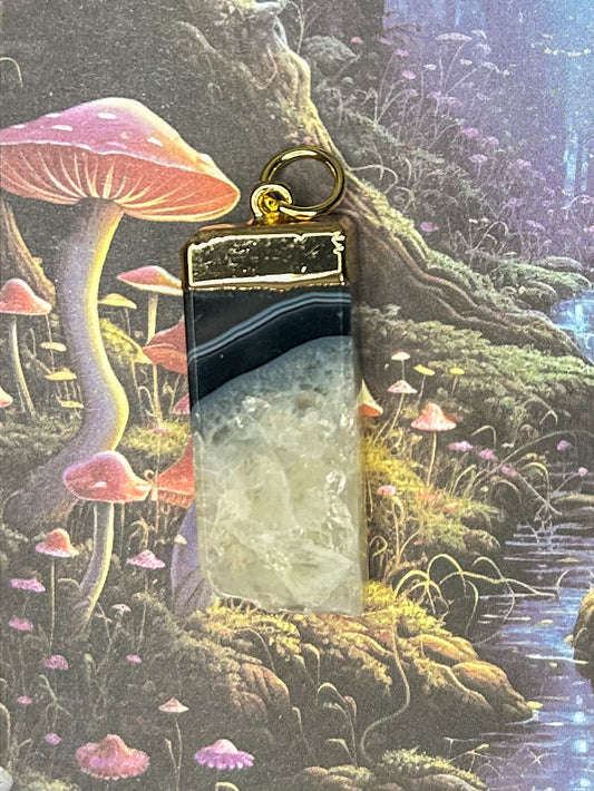 Agate Geode Pendant AG20