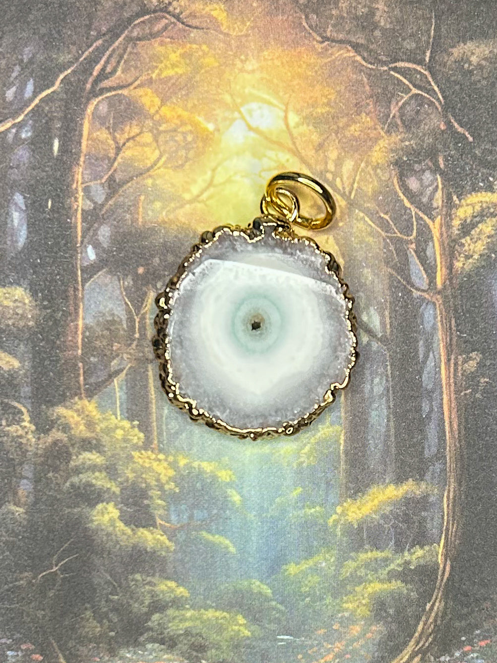 Agate Geode Pendant AG32