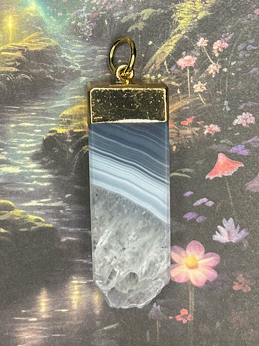 Agate Geode Pendant AG22