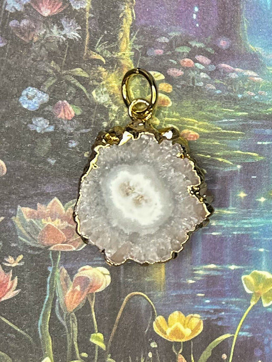 Agate Geode Pendant AG24
