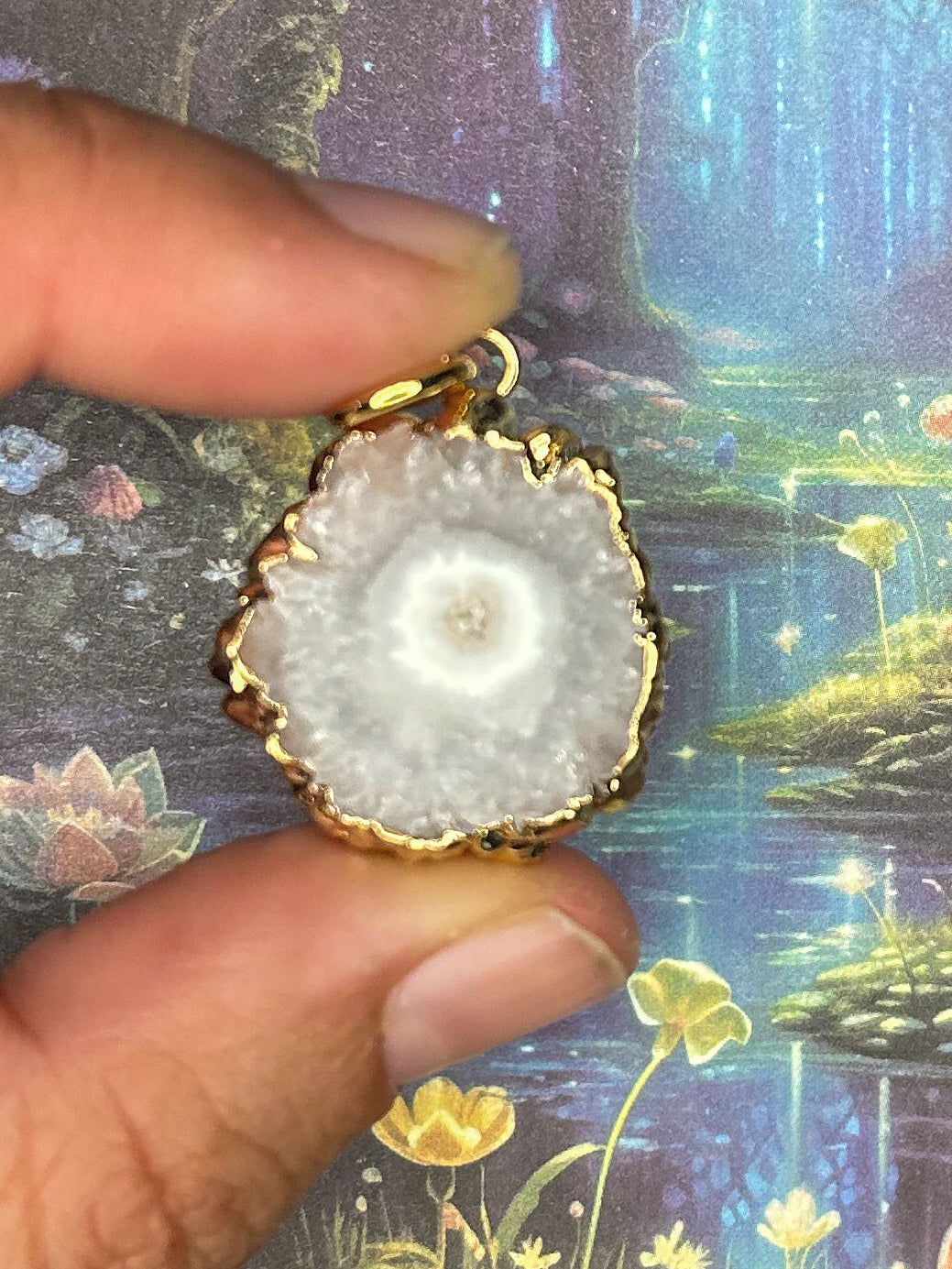 Agate Geode Pendant AG24