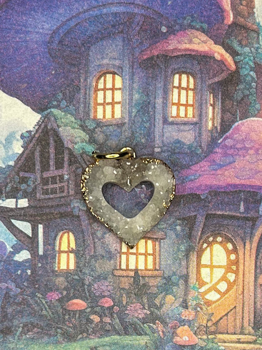 Agate Druzy Pendant DZ31