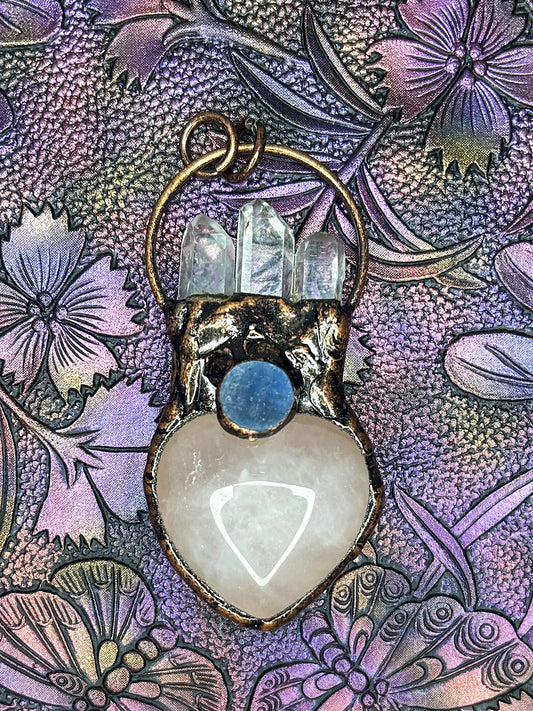 Rose Quartz Pendant RQ04