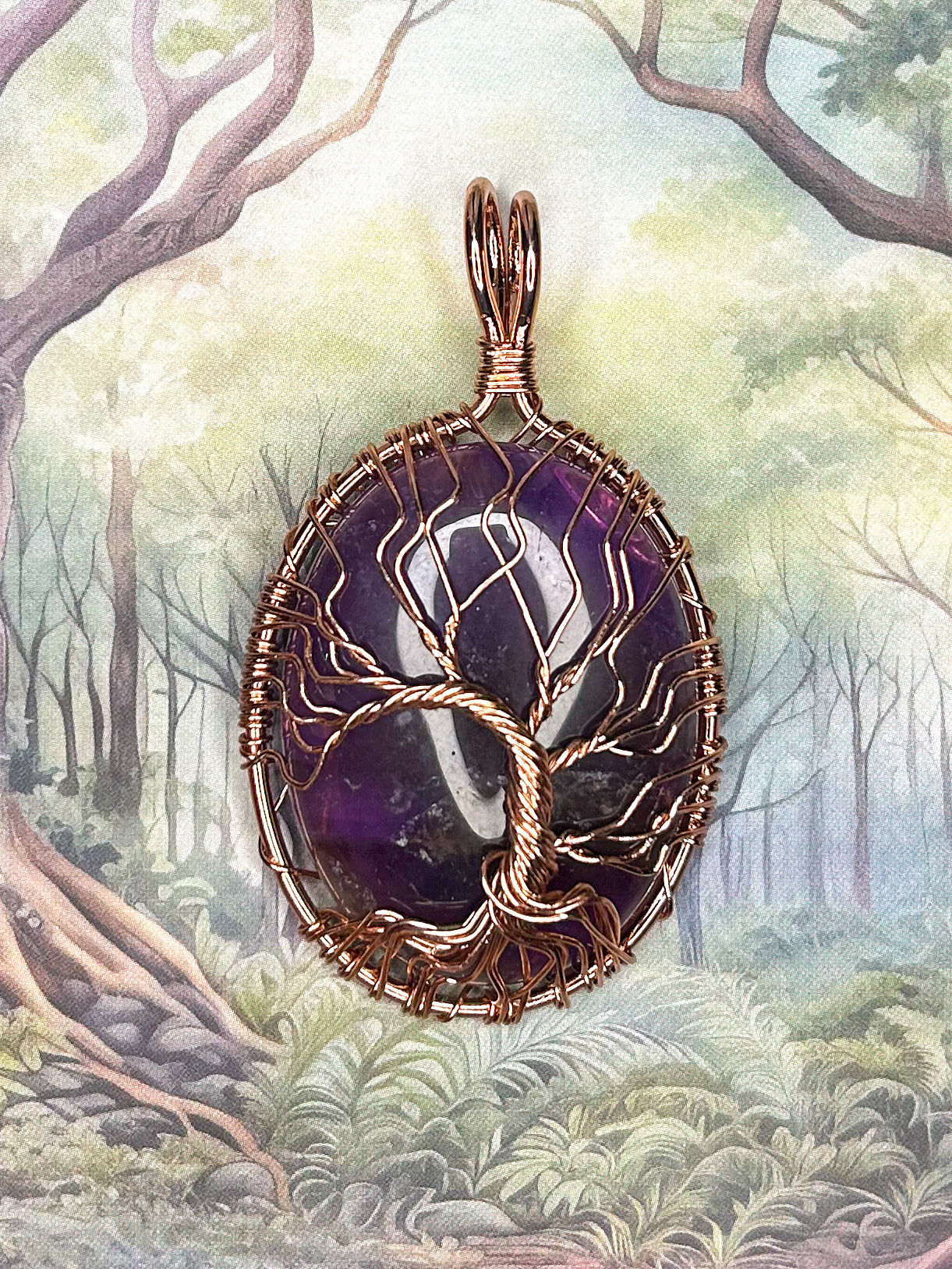 Amethyst Pendant AM54