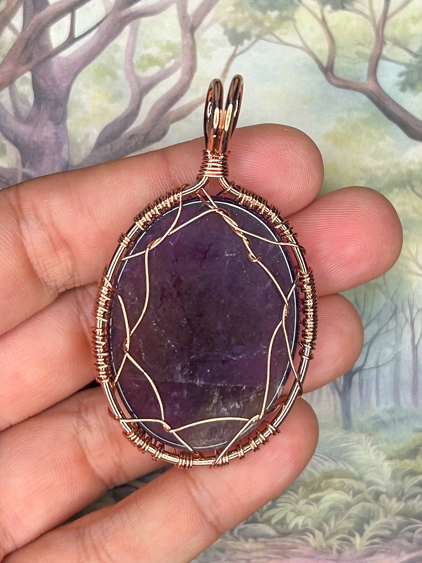Amethyst Pendant AM54