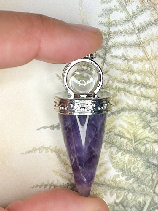 Amethyst Pendant AM186