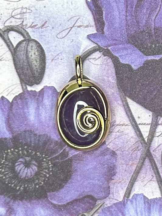 Amethyst Pendant AM114