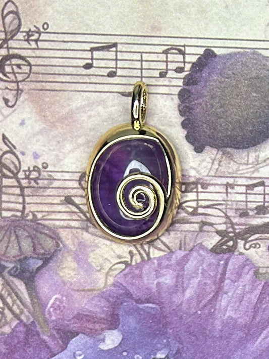 Amethyst Pendant AM116