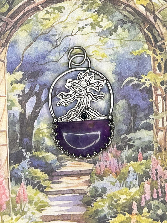 Amethyst Pendant 1AM02