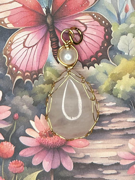 Rose Quartz Pendant 1RQ06