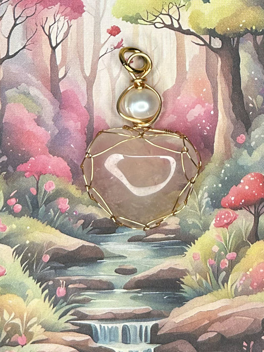 Rose Quartz Pendant 1RQ05