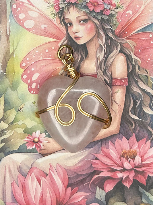Rose Quartz Pendant 1RQ03