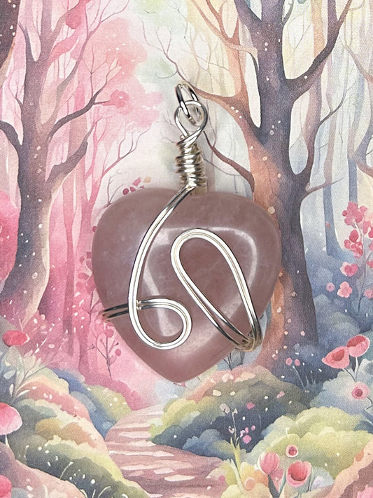 Rose Quartz Pendant 1RQ04