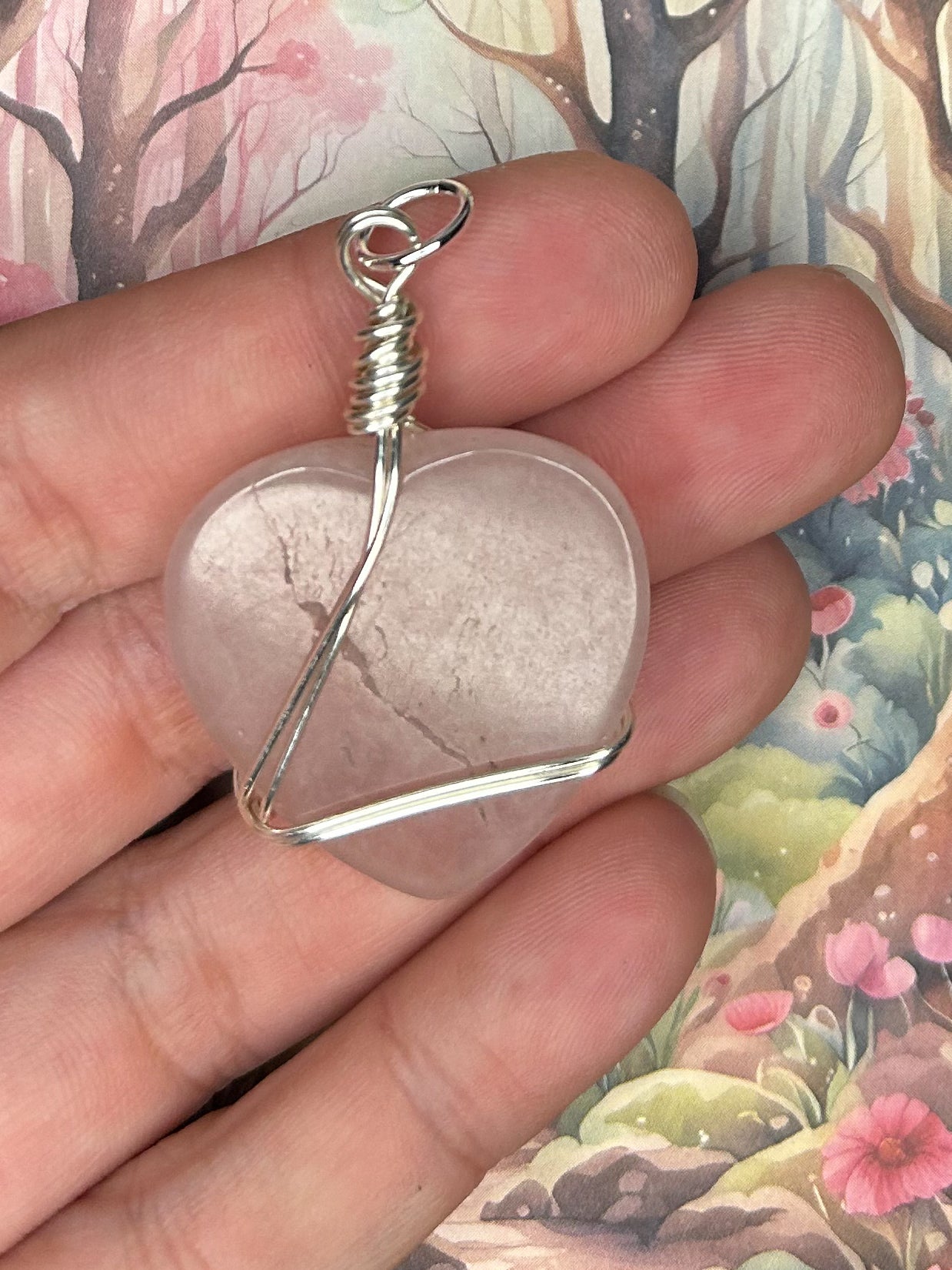 Rose Quartz Pendant 1RQ04