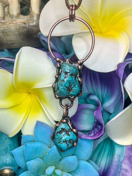 Turquoise Howlite Pendant TH05