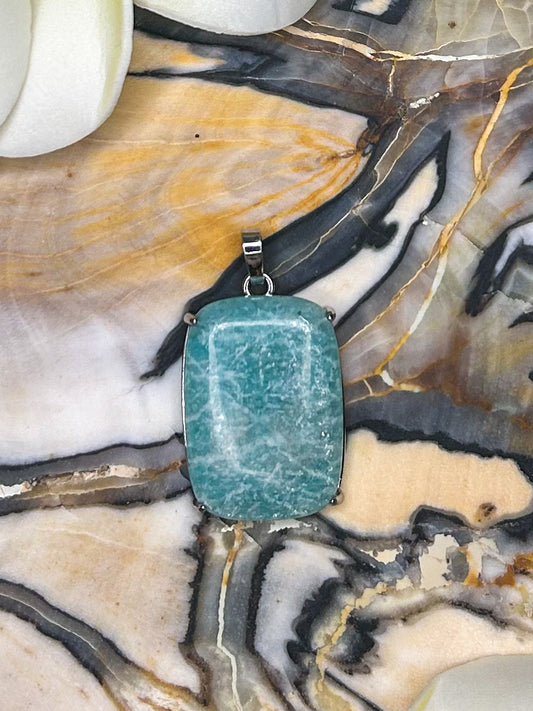 Amazonite Pendant AZ12