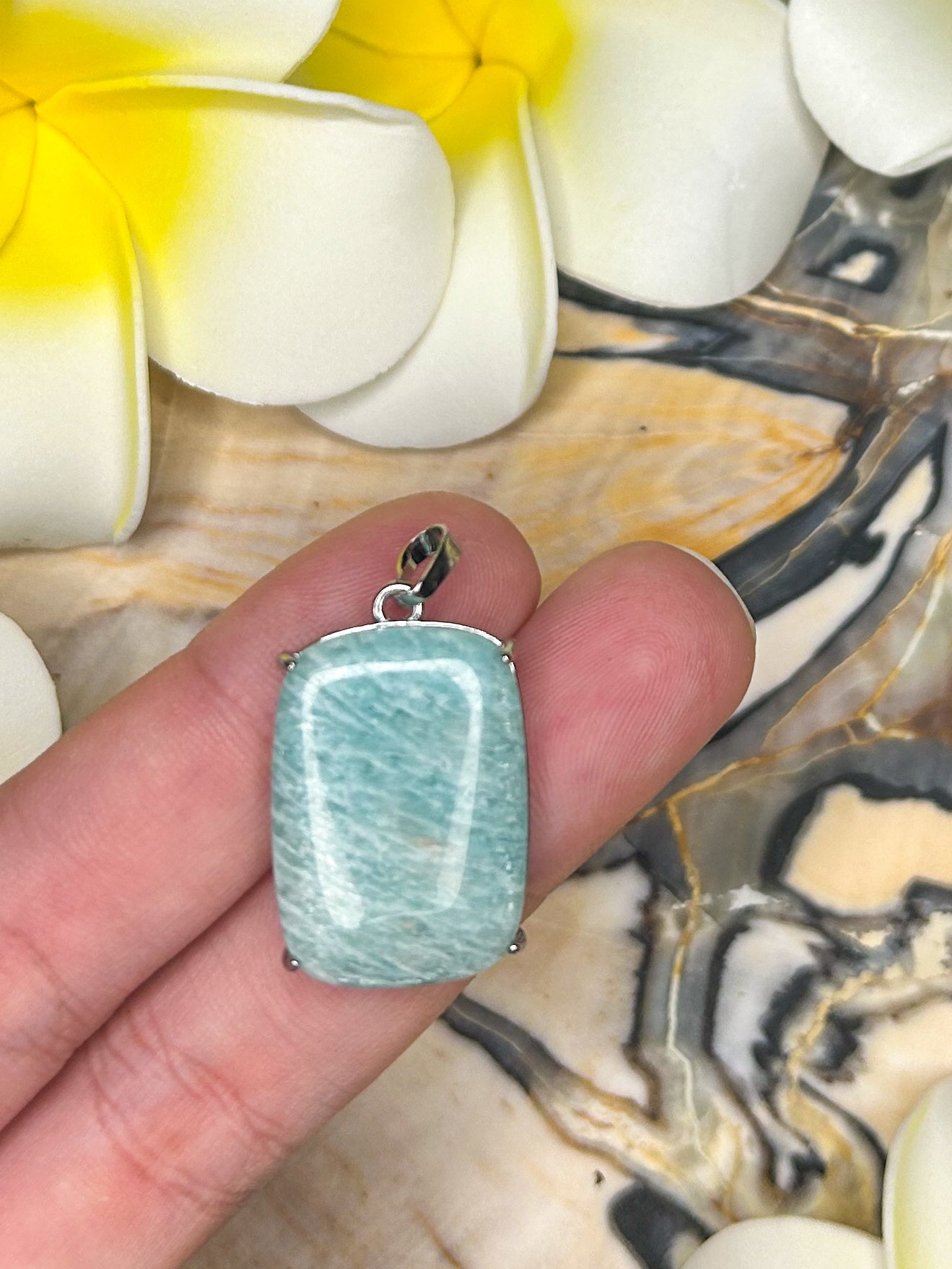 Amazonite Pendant AZ16