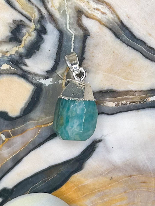 Amazonite Pendant AZ19