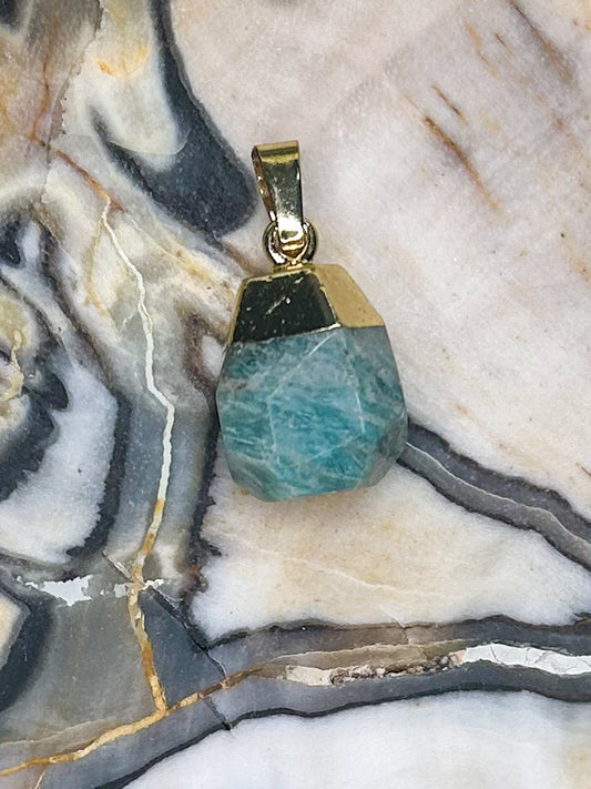 Amazonite Pendant AZ30