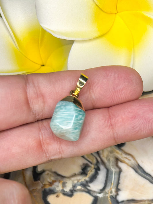 Amazonite Pendant AZ32