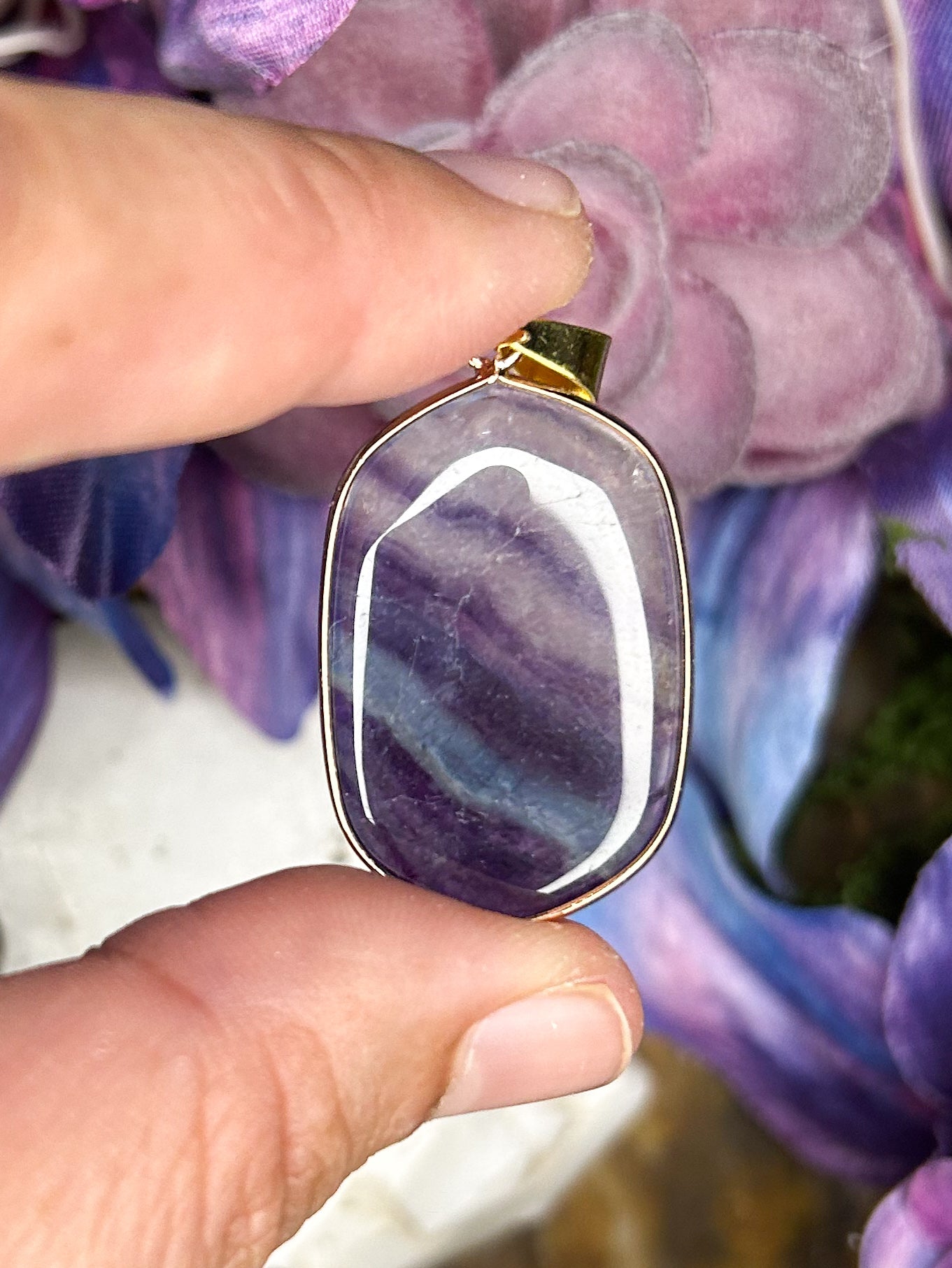 Fluorite Pendant FL15