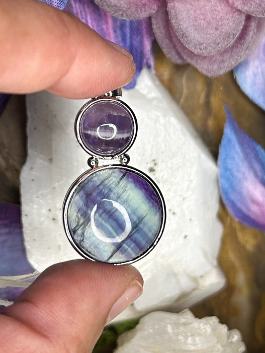 Fluorite Pendant FL44