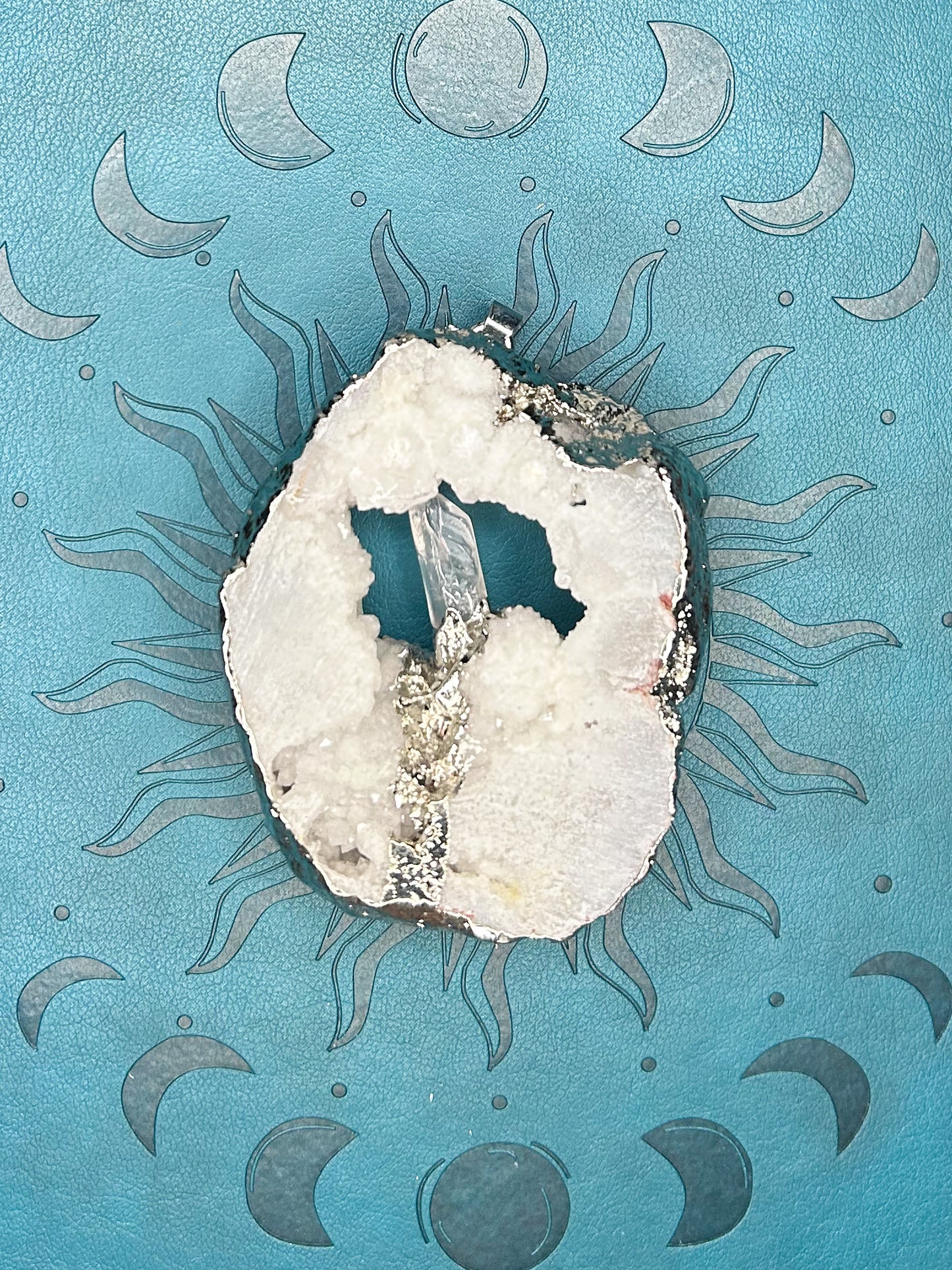 Agate Druzy Pendant DZ01