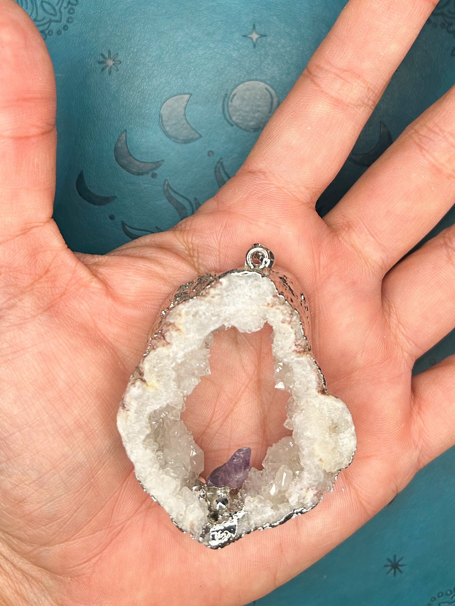 Agate Druzy Pendant DZ10