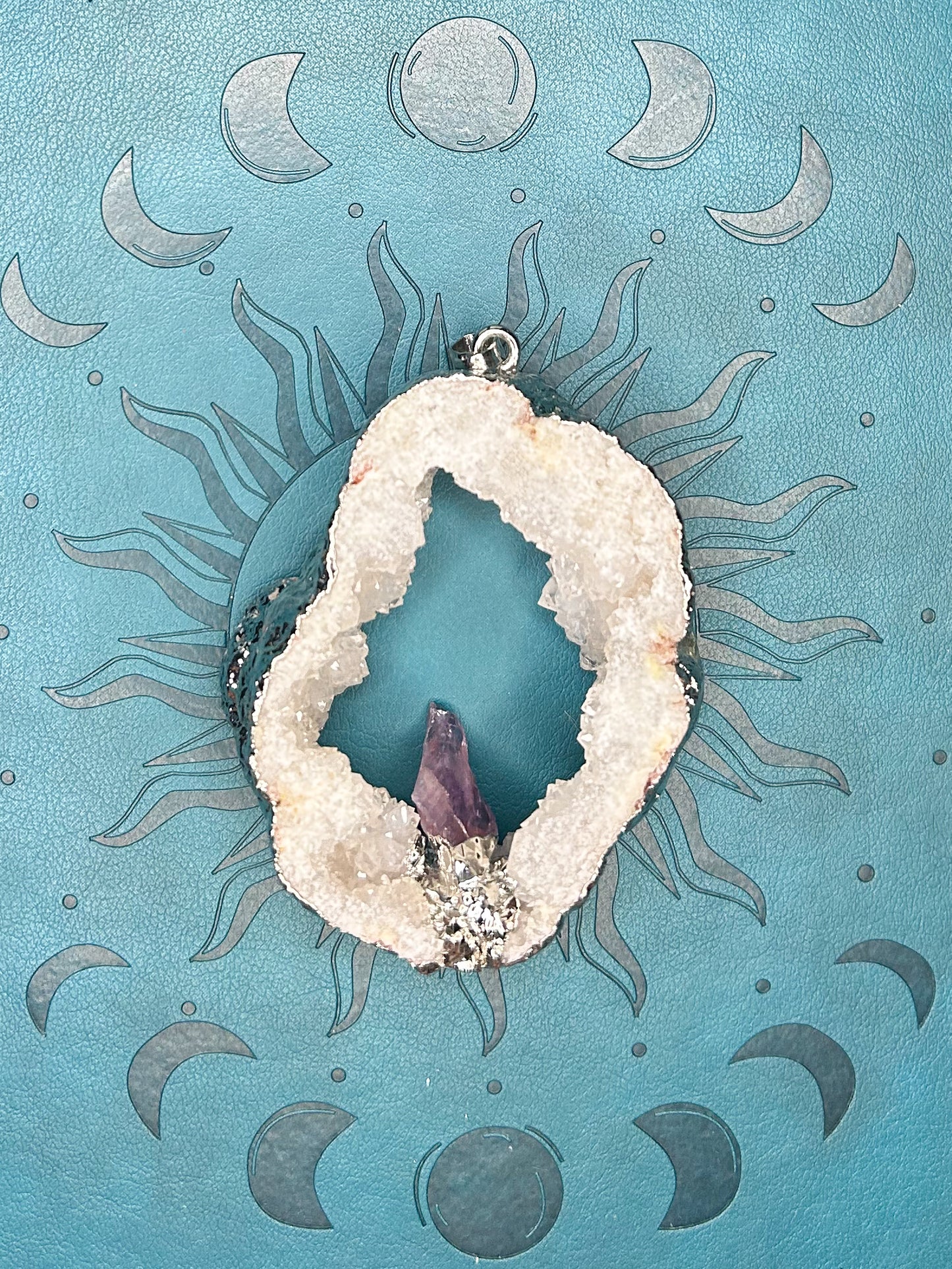 Agate Druzy Pendant DZ10