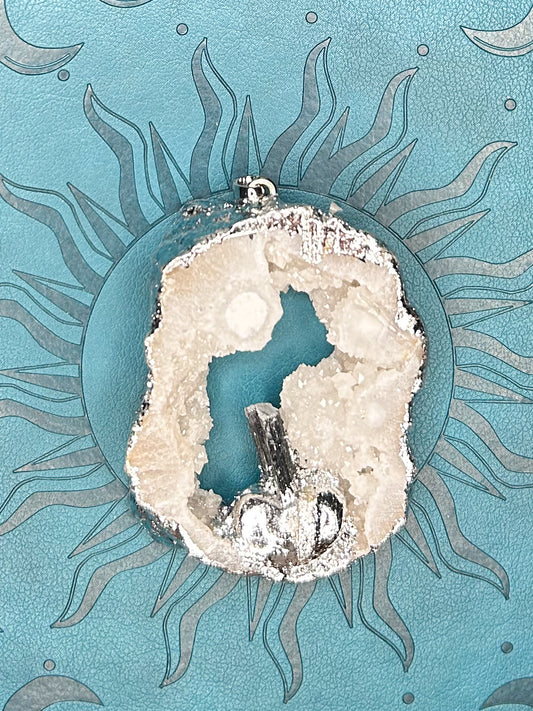 Agate Druzy Pendant DZ13