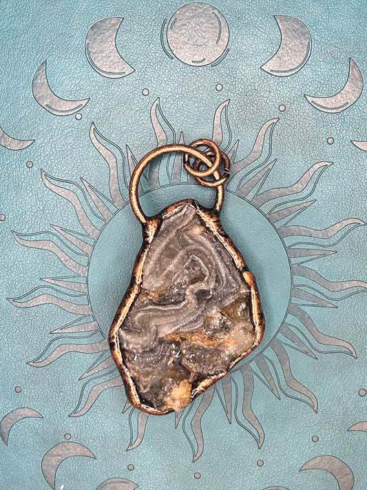 Agate Druzy Pendant DZ56