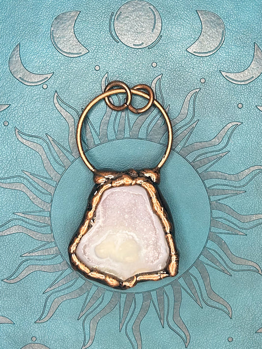 Agate Druzy Pendant DZ59