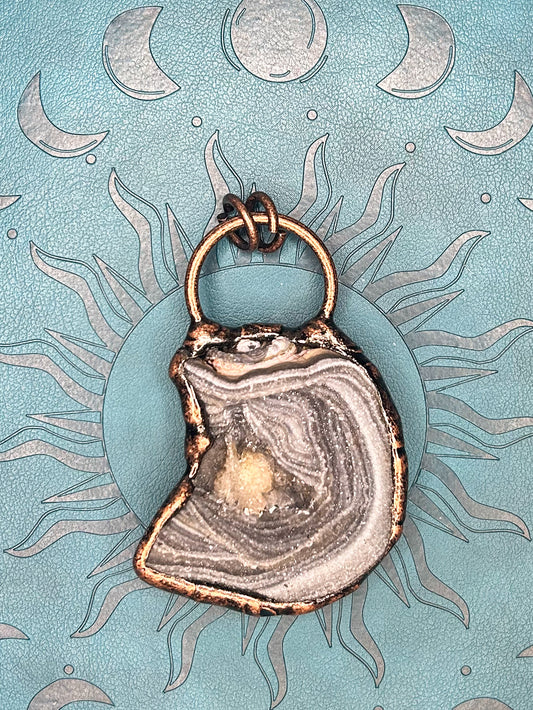 Agate Druzy Pendant DZ58