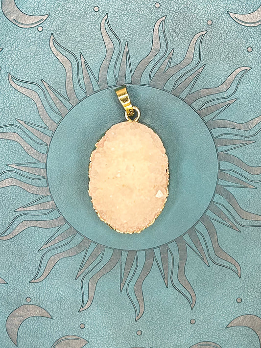 Agate Druzy Pendant DZ42