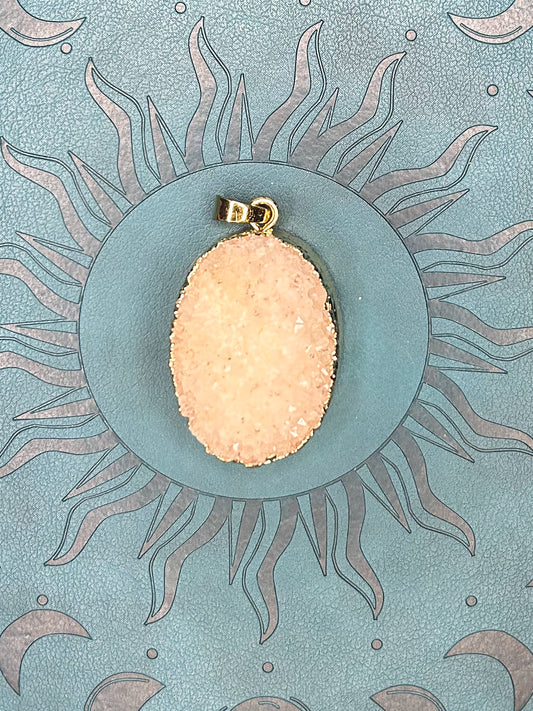 Agate Druzy Pendant DZ44