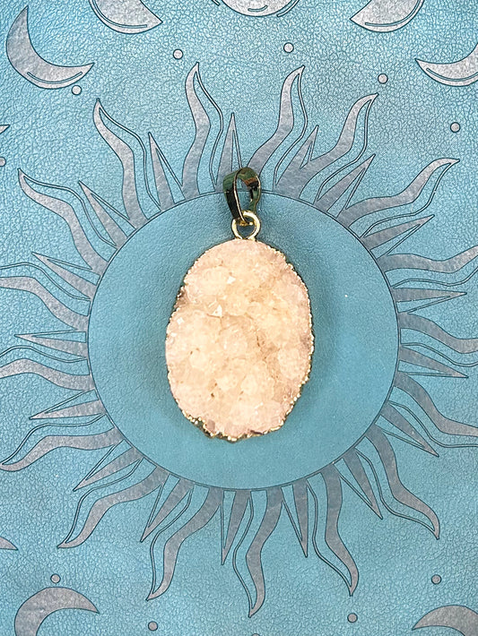 Agate Druzy Pendant DZ45