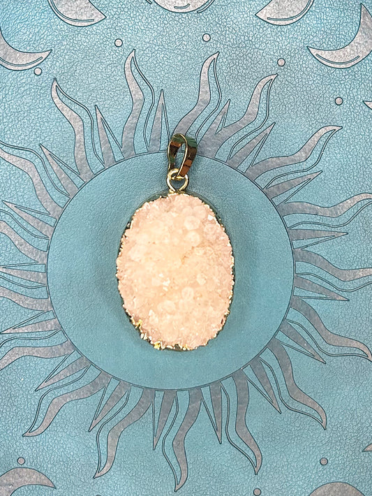 Agate Druzy Pendant DZ38