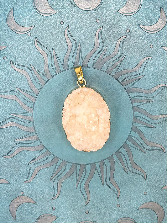 Agate Druzy Pendant DZ39