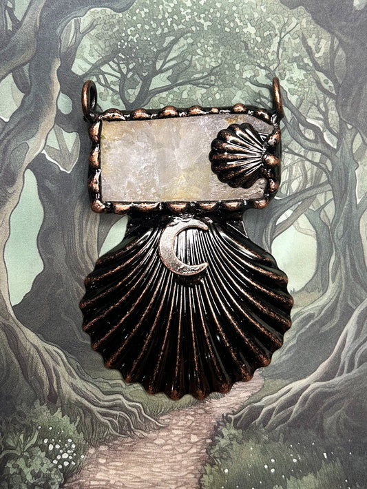 Agate Geode Pendant AG11