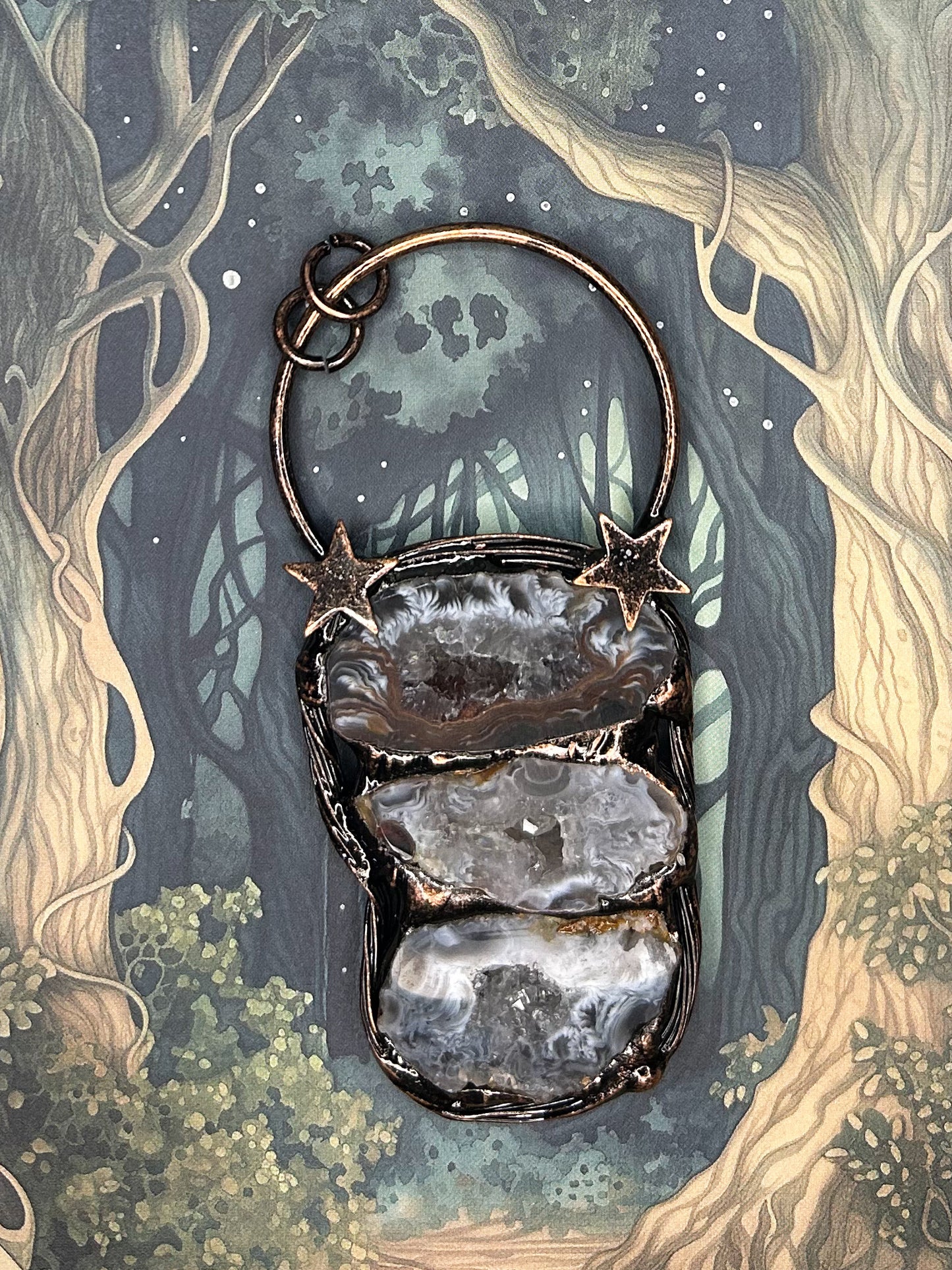 Agate Geode Pendant AG06
