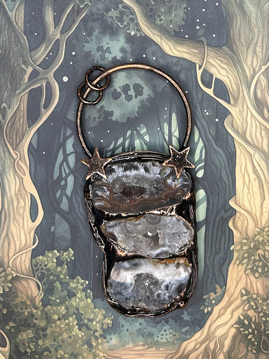 Agate Geode Pendant AG06