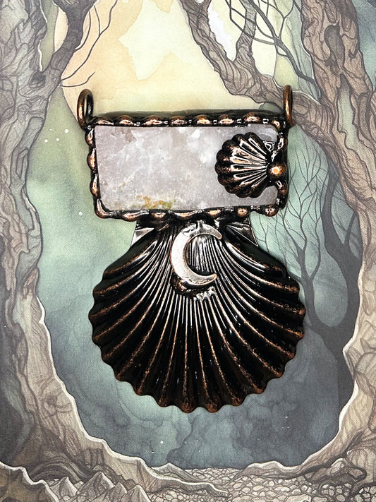 Agate Geode Pendant AG10