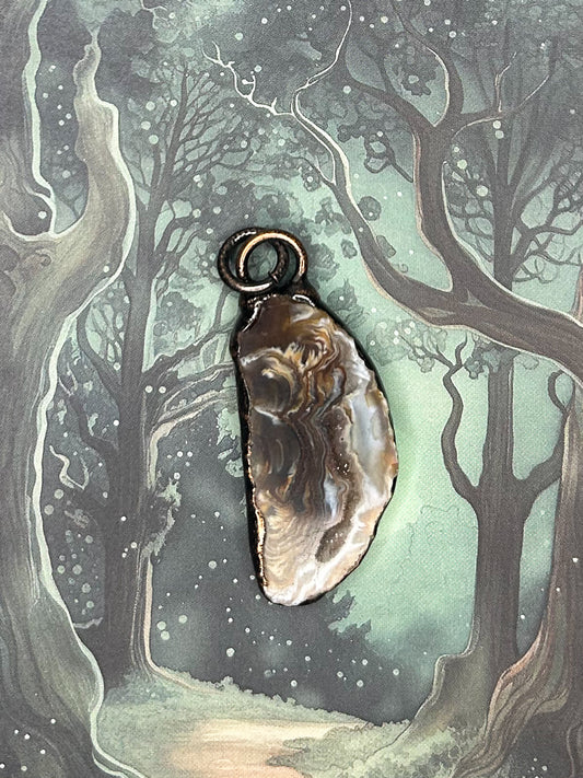 Agate Geode Pendant AG02