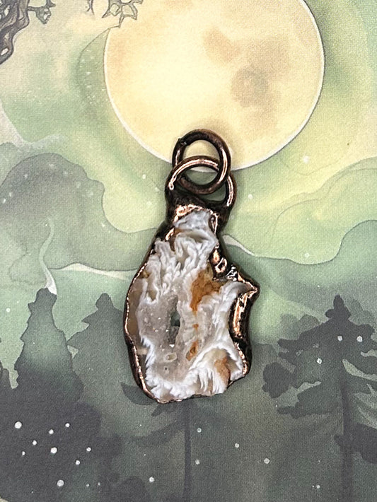 Agate Geode Pendant AG05