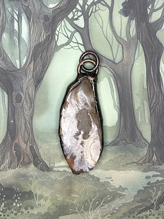 Agate Geode Pendant AG03