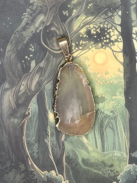 Agate Geode Pendant AG50