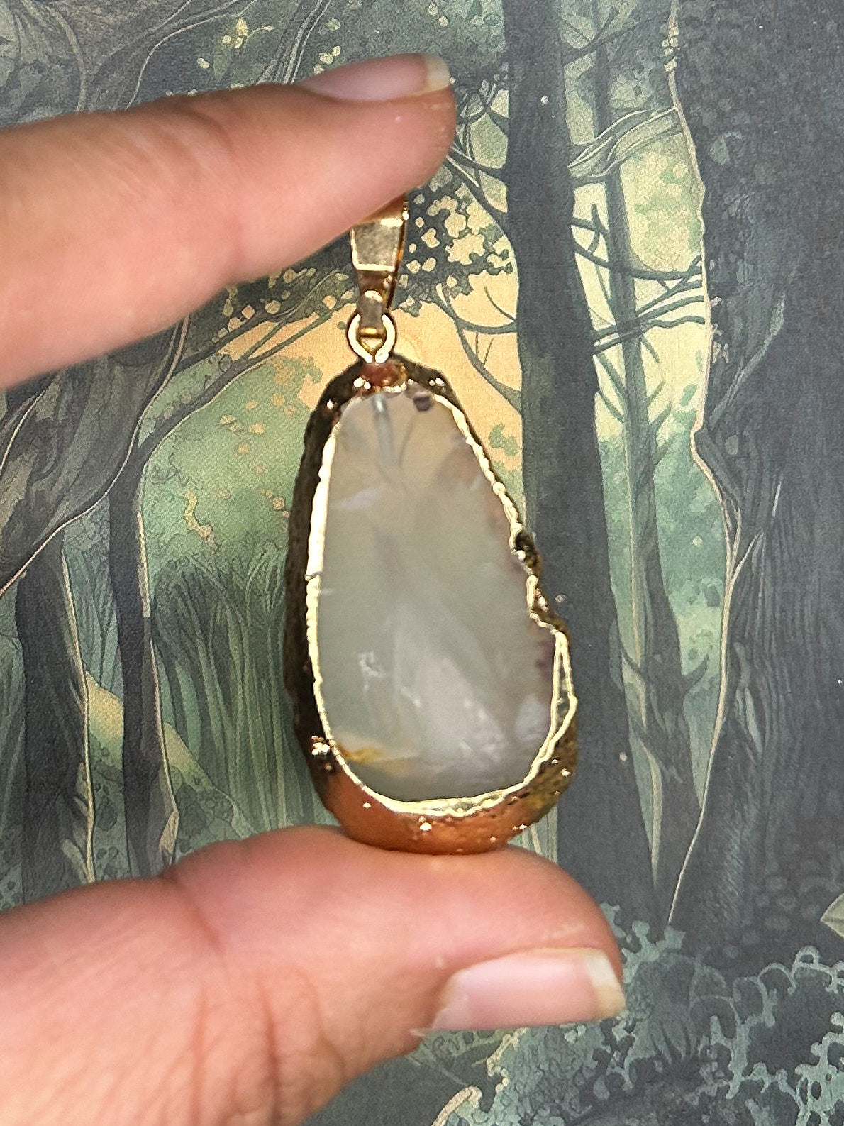 Agate Geode Pendant AG50